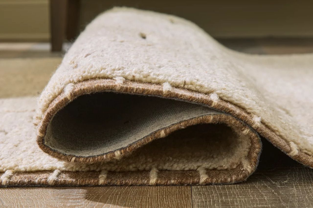 Clayman Large Rug In Beige and Brown R408341