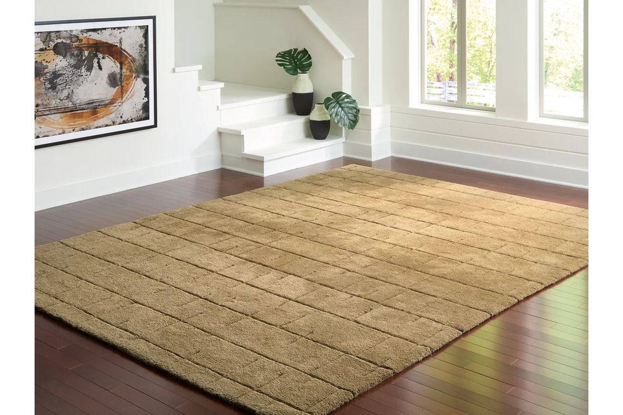 Luzmont Extra Large Rug In Golden Brown R408370