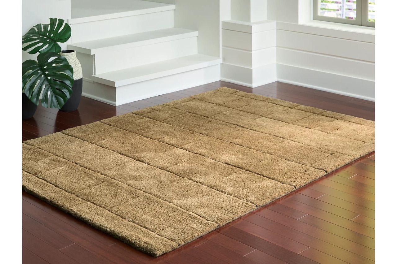 Luzmont Medium Rug In Golden Brown R408372