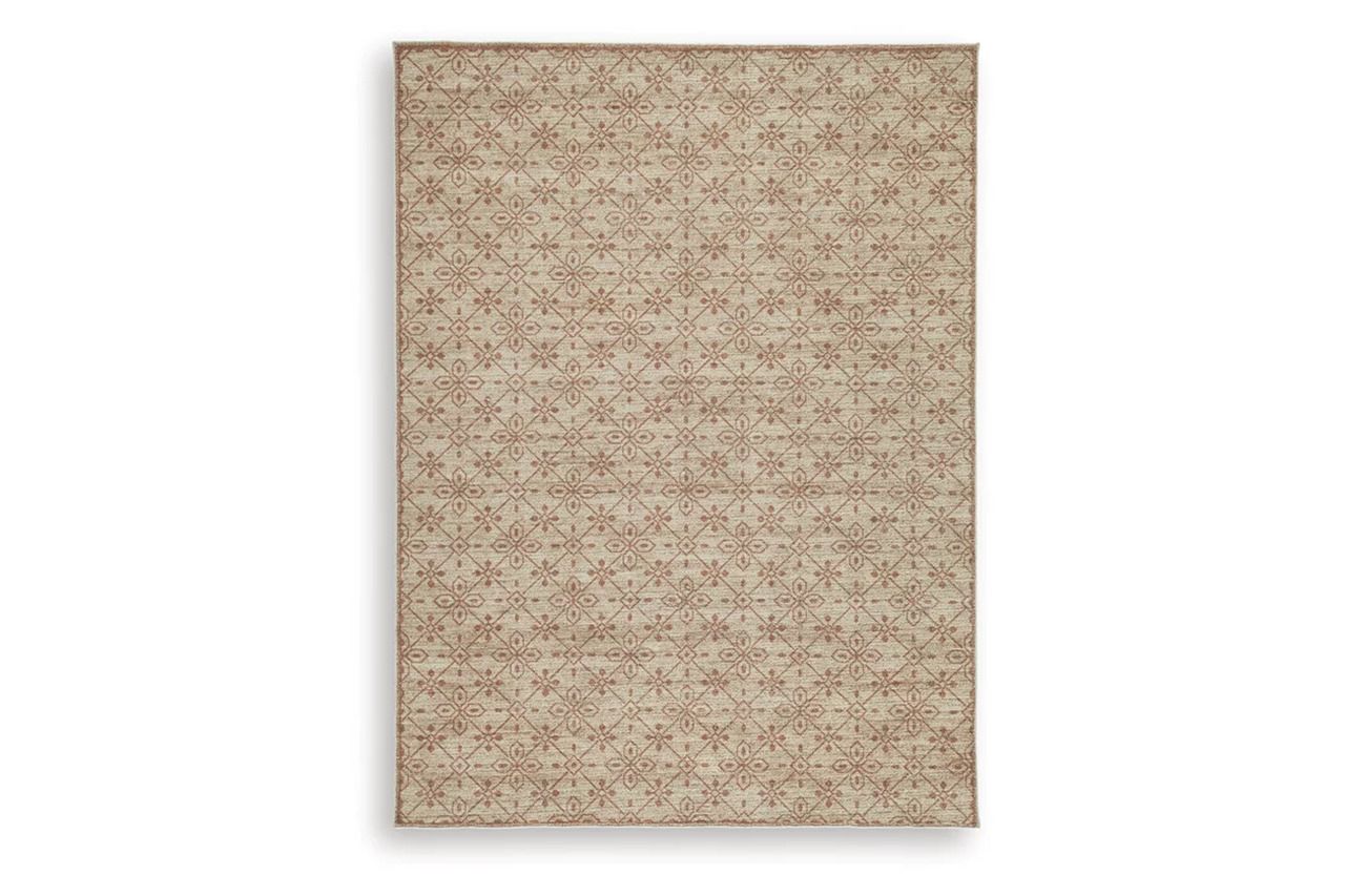 Lyamford Medium Rug In Beige Gray and Brown R408502
