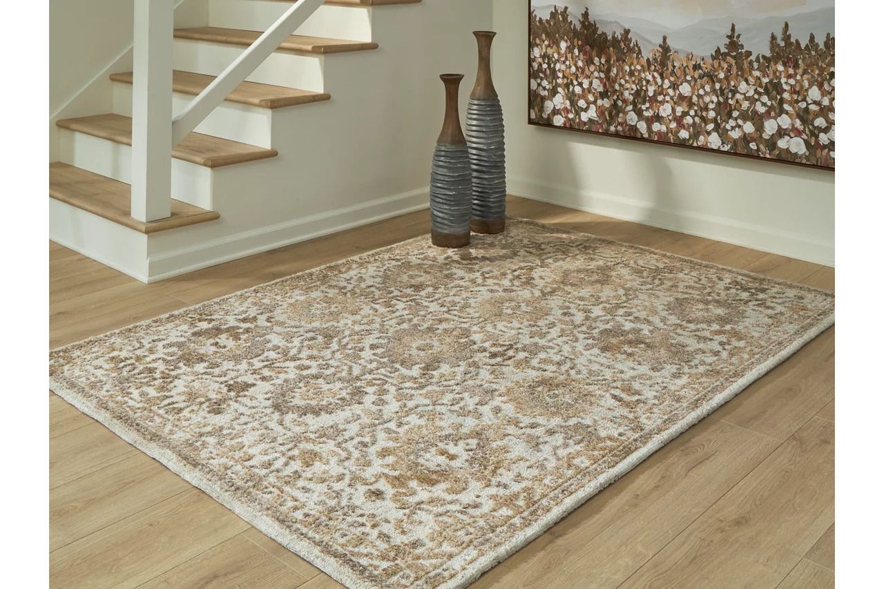 Sableridge Medium Rug In Ivory and Taupe R408572