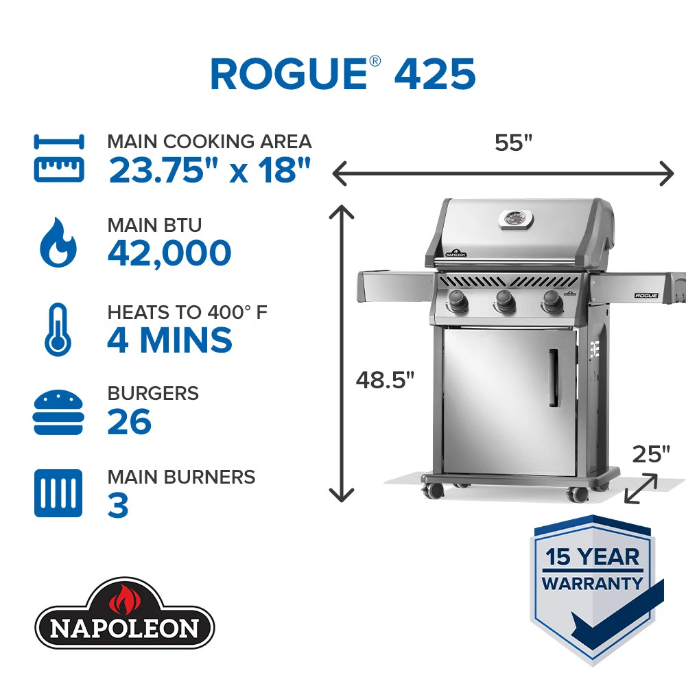 Rogue® 425 Gas Grill R425NSS2