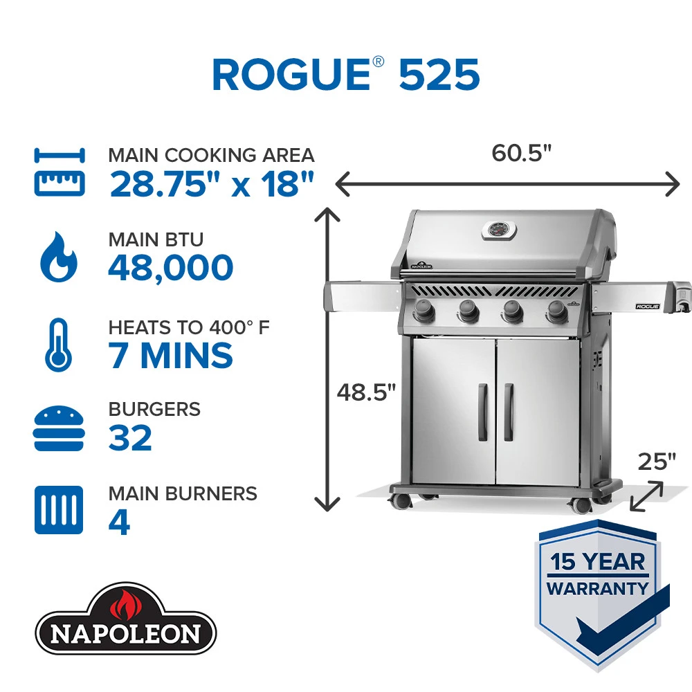 Rogue® 525 Gas Grill R525NSS2