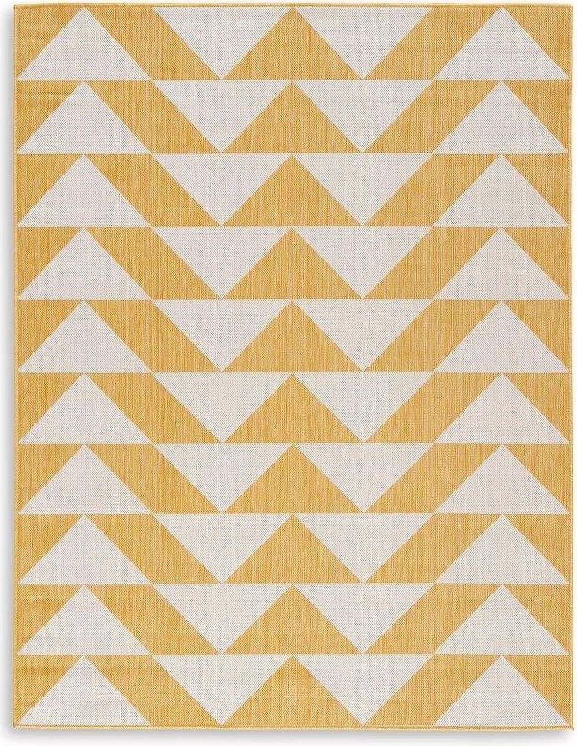 Thomley 8 ft x 10 ft Rug In Ivory and Yellow R900061