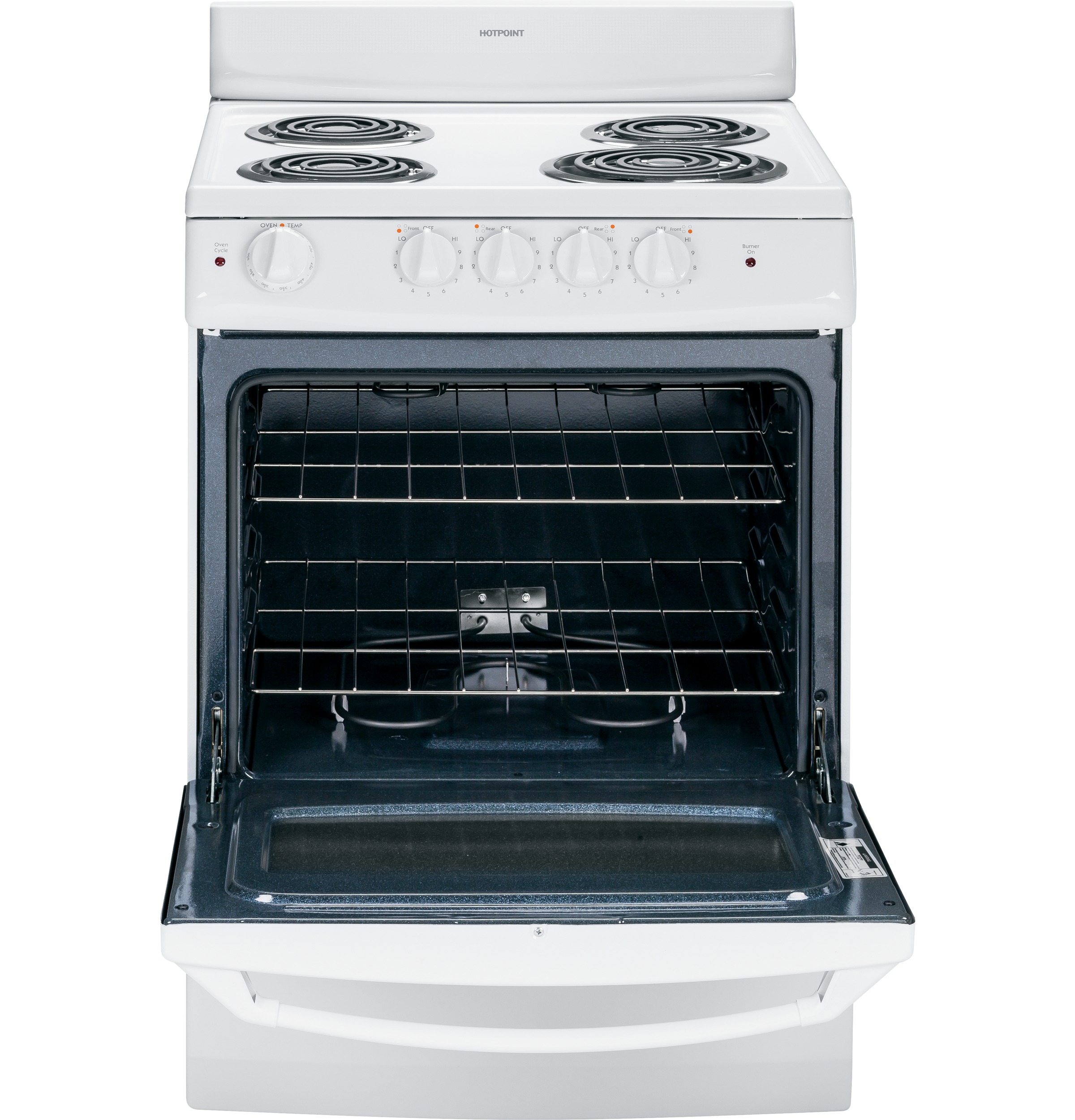 24" Electric Free-Standing Range RA724KWH, product image 7 of 9