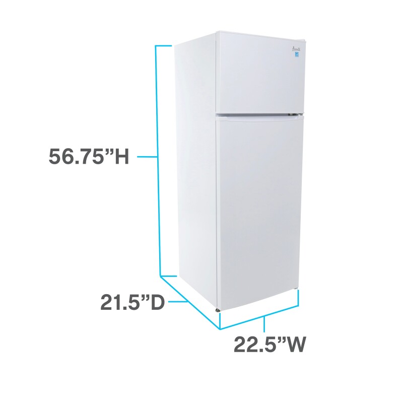 7.4 cu. ft. Apartment Size Refrigerator RA75V3S, product image 25 of 28