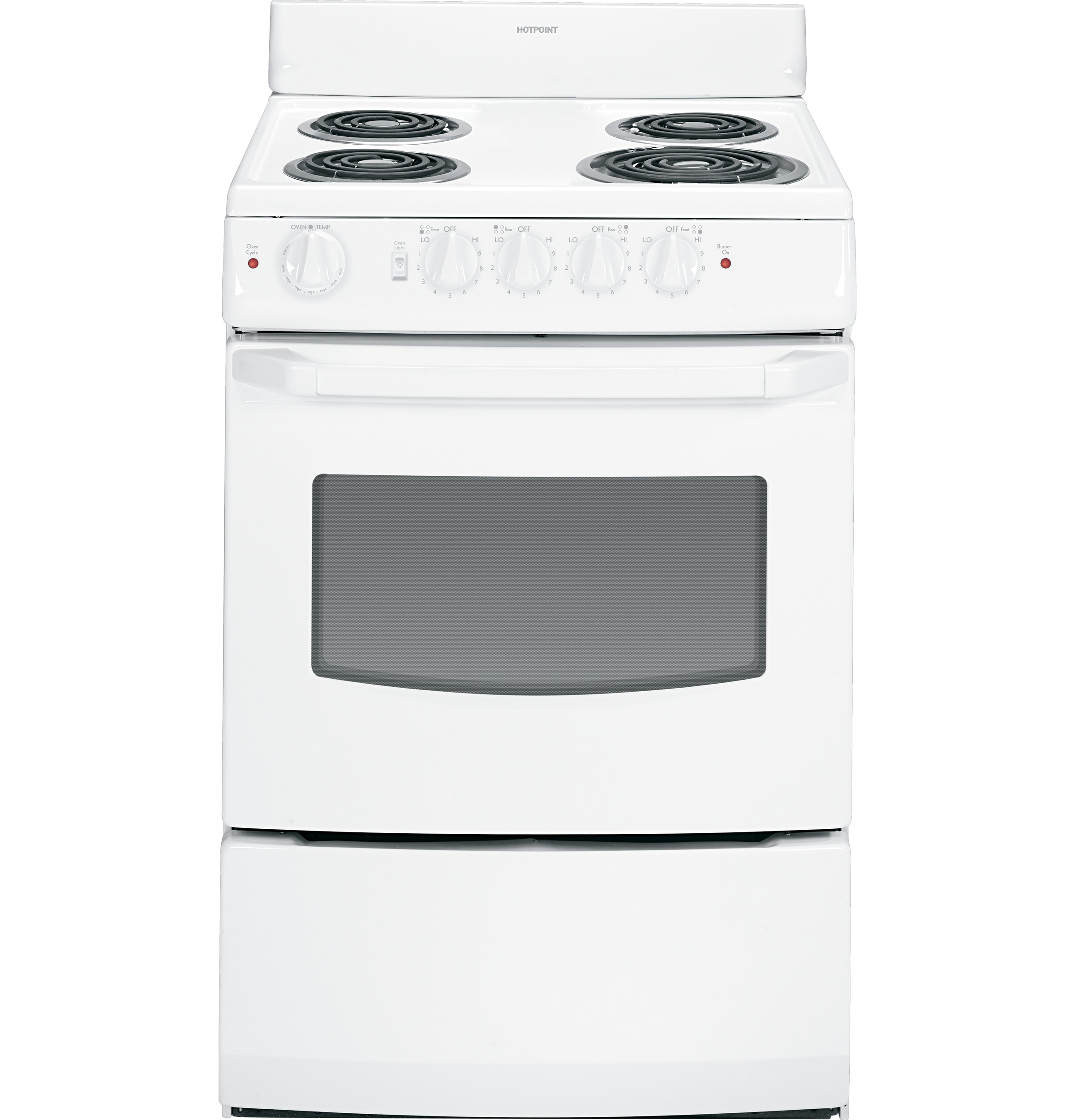 24" Electric Free-Standing Range RA824DDWW