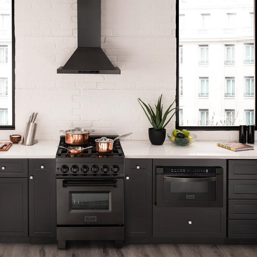 24" Professional Dual Fuel Range  view 12