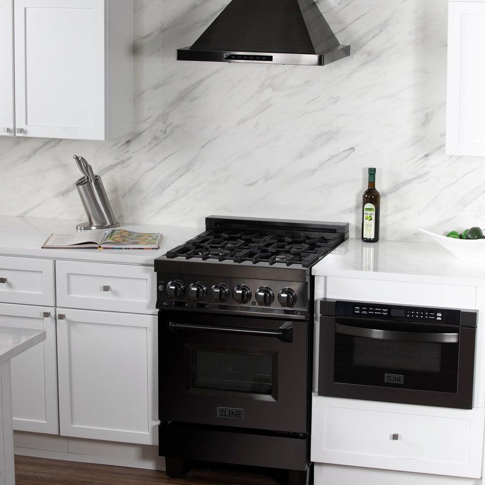 24" Professional Dual Fuel Range  view 14
