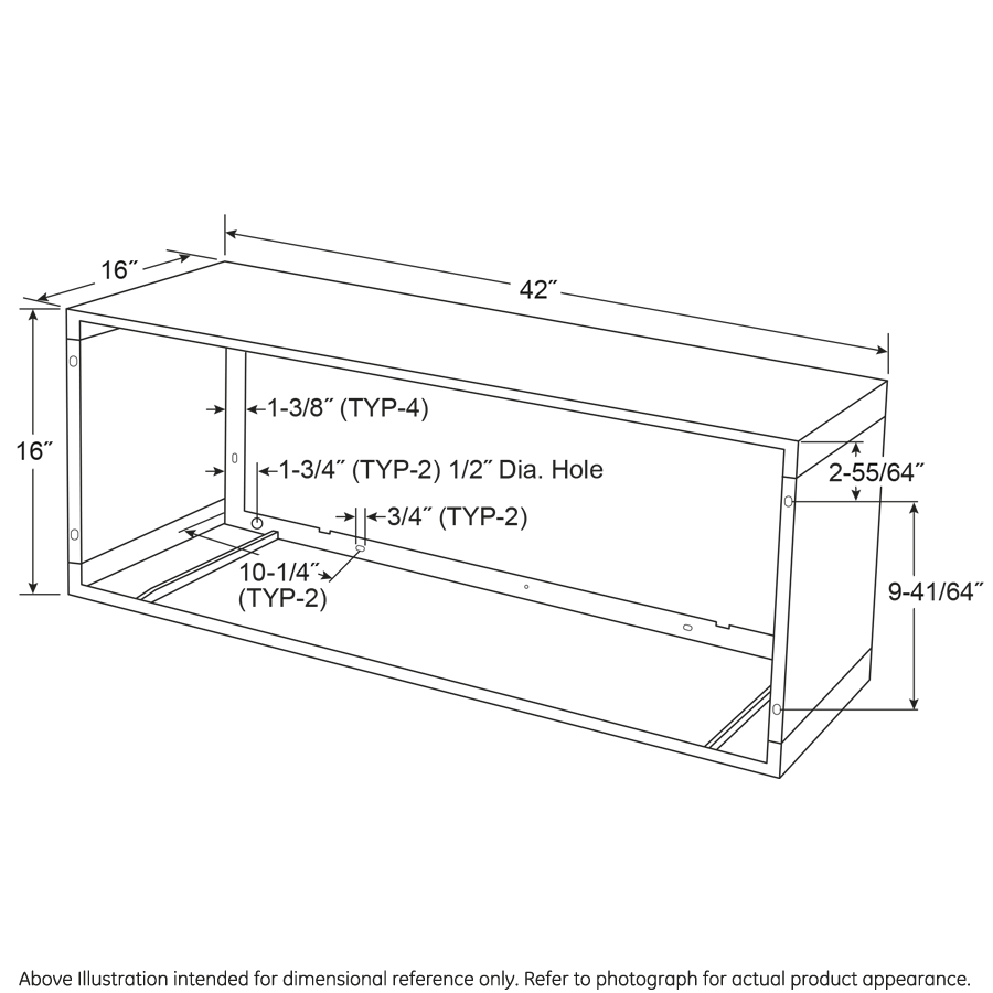 Quick Snap Wall Sleeve 16" Extended Depth RAB8116B
