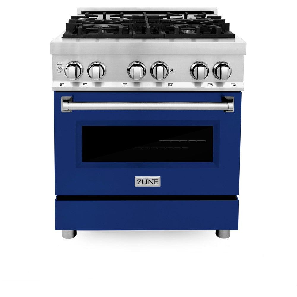 30" 4.0 cu. ft. Dual Fuel Range with Gas Stove and Electric Oven with Color Door Options (RA30) RABG30