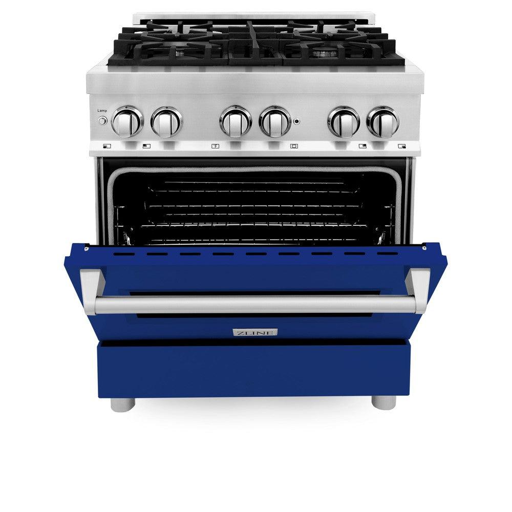 30" 4.0 cu. ft. Dual Fuel Range with Gas Stove and Electric Oven with Color Door Options (RA30) RABG30