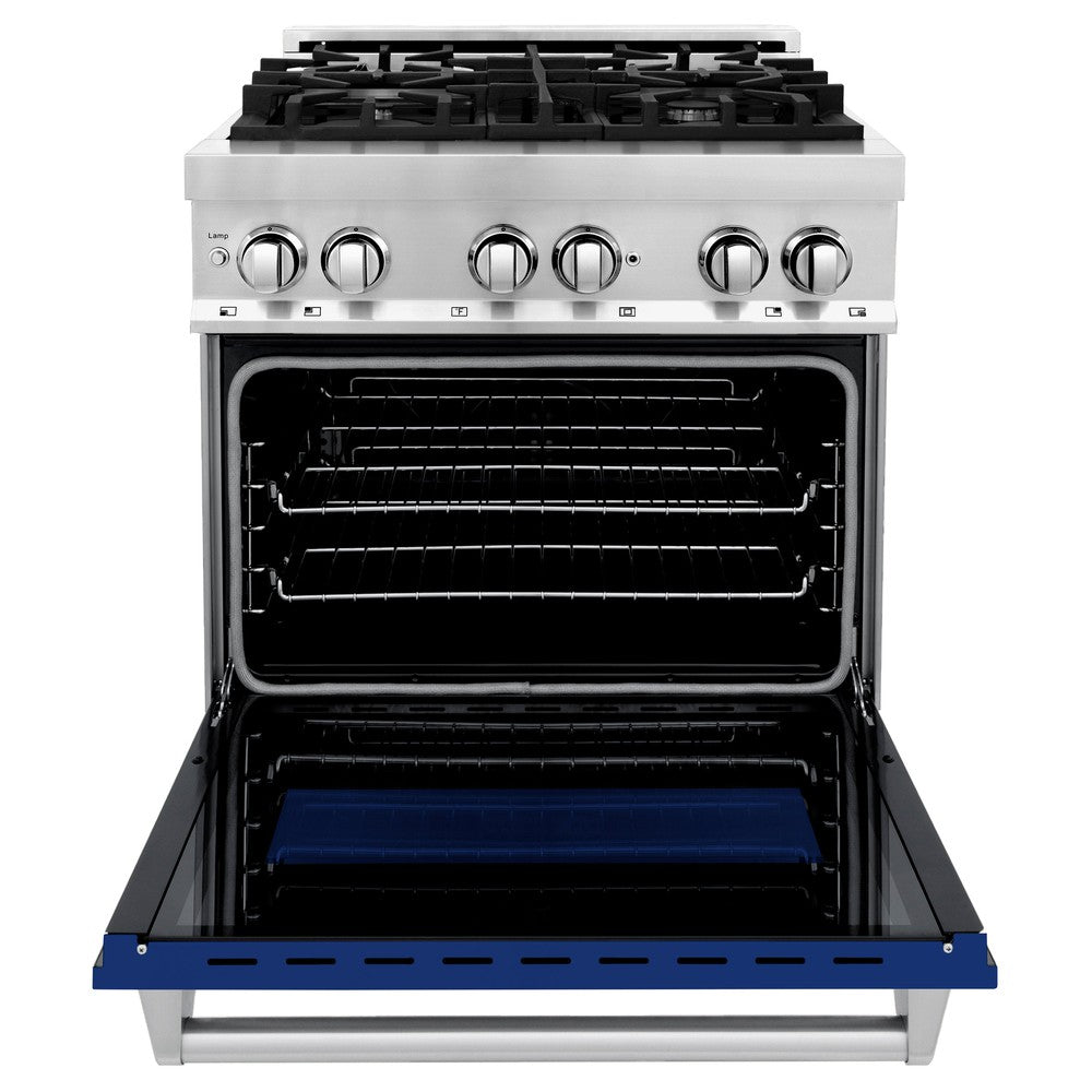30" 4.0 cu. ft. Dual Fuel Range with Gas Stove and Electric Oven with Color Door Options (RA30) RABG30