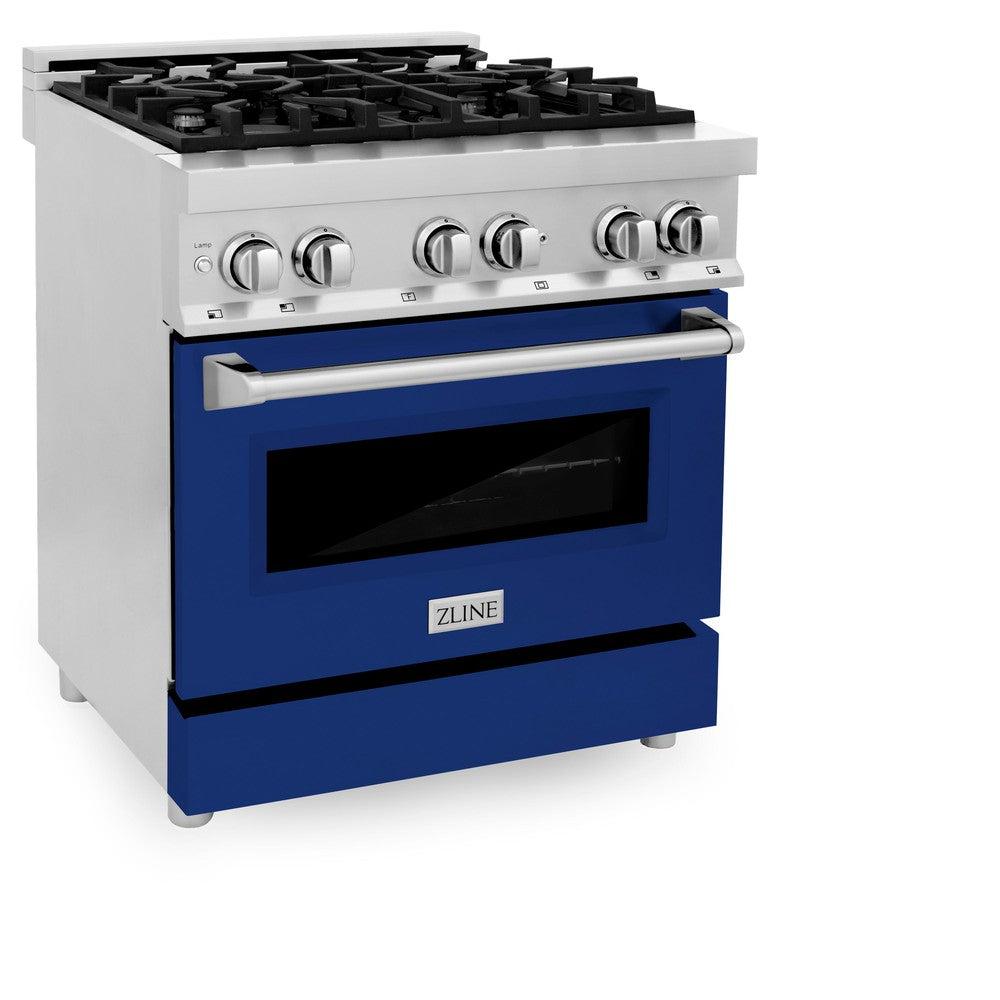 30" 4.0 cu. ft. Dual Fuel Range with Gas Stove and Electric Oven with Color Door Options (RA30) RABG30
