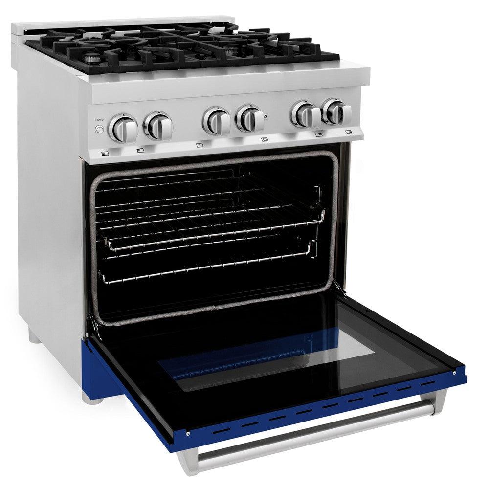 30" 4.0 cu. ft. Dual Fuel Range with Gas Stove and Electric Oven with Color Door Options (RA30) RABG30