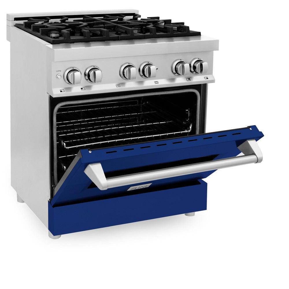 30" 4.0 cu. ft. Dual Fuel Range with Gas Stove and Electric Oven with Color Door Options (RA30) RABG30