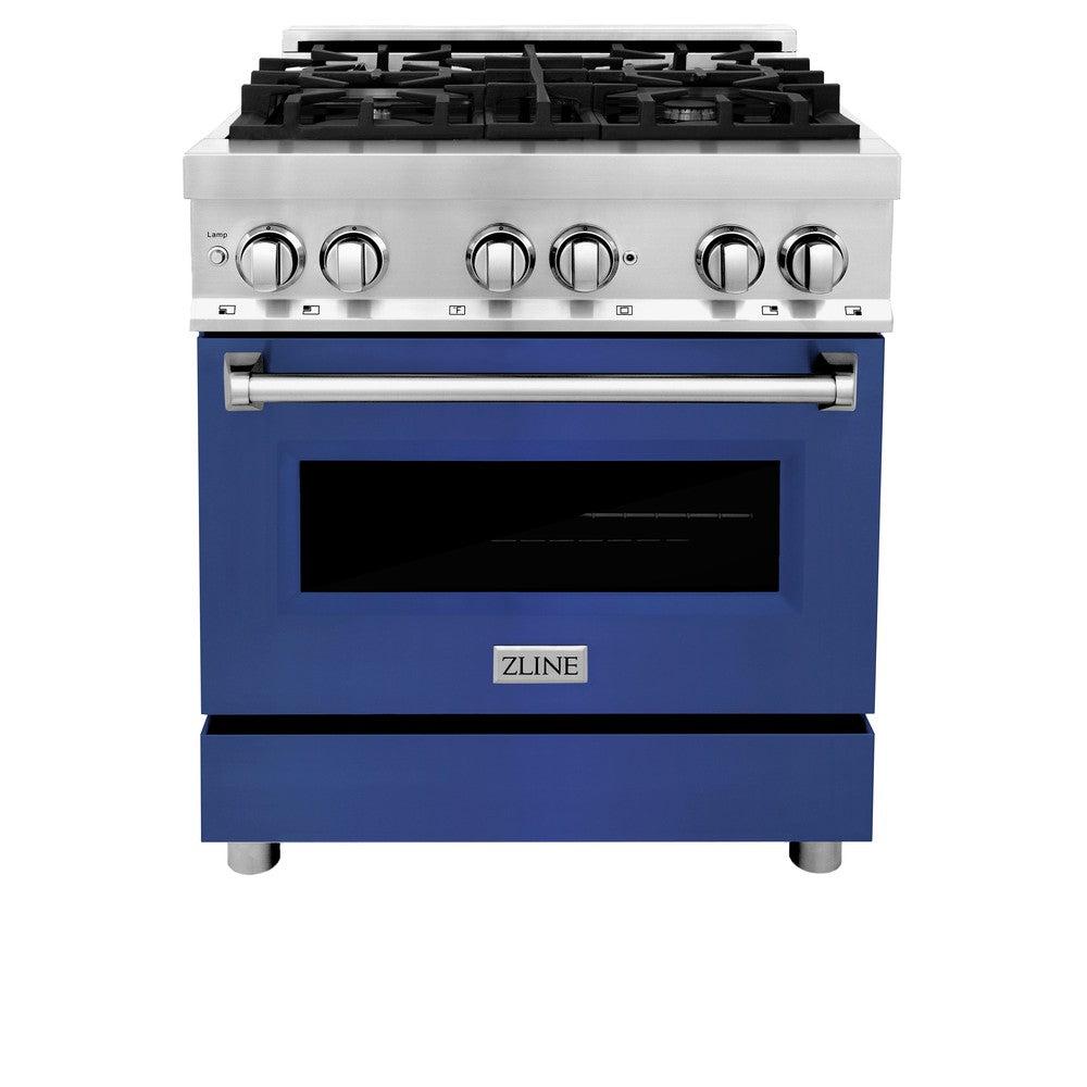 30" 4.0 cu. ft. Dual Fuel Range with Gas Stove and Electric Oven with Color Door Options (RA30) RABM30
