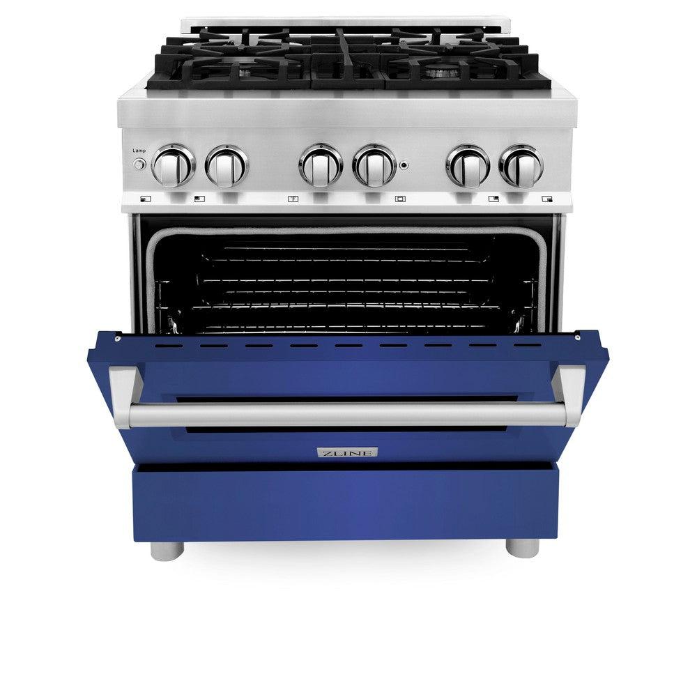 30" 4.0 cu. ft. Dual Fuel Range with Gas Stove and Electric Oven with Color Door Options (RA30) RABM30