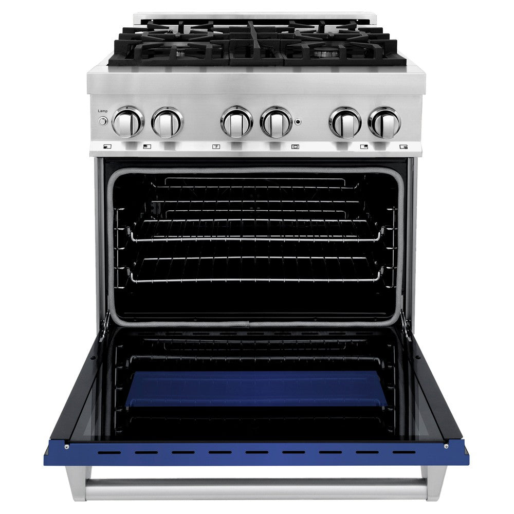 30" 4.0 cu. ft. Dual Fuel Range with Gas Stove and Electric Oven with Color Door Options (RA30) RABM30
