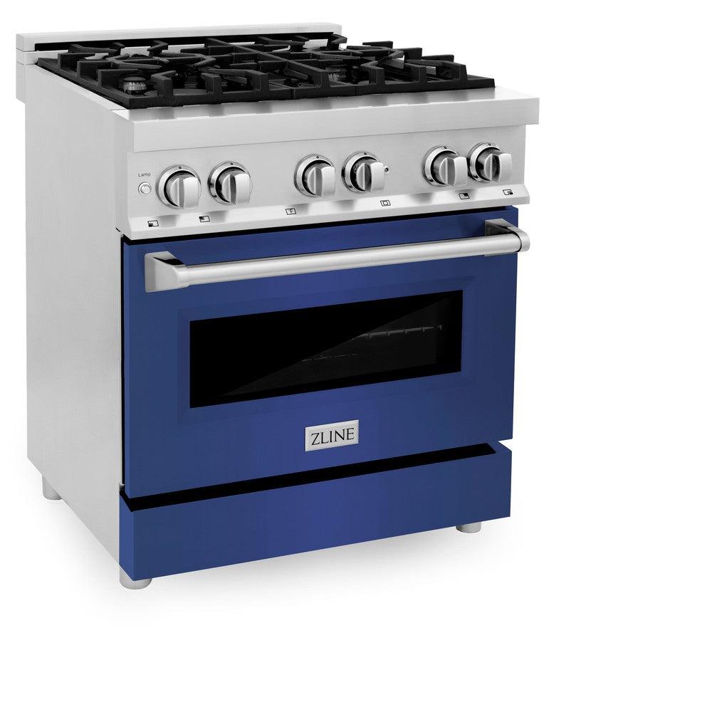 30" 4.0 cu. ft. Dual Fuel Range with Gas Stove and Electric Oven with Color Door Options (RA30) RABM30