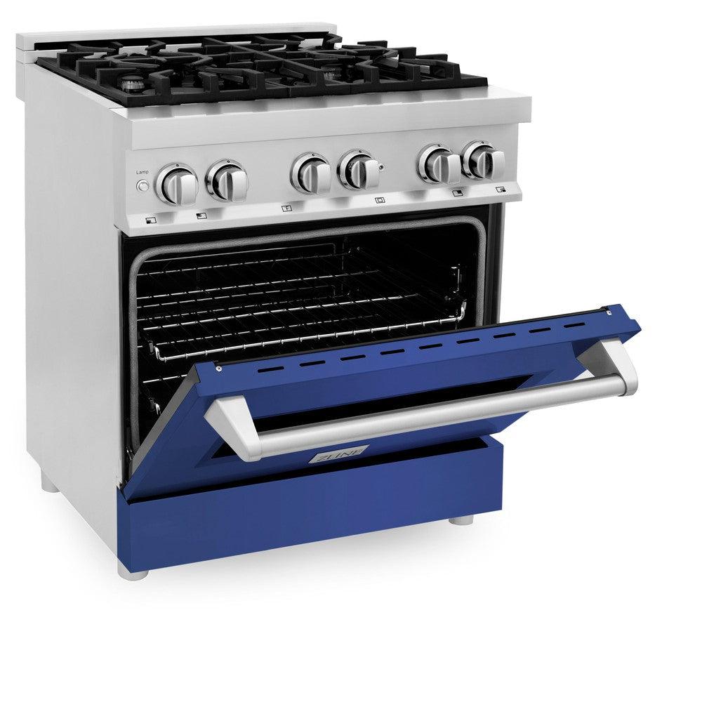 30" 4.0 cu. ft. Dual Fuel Range with Gas Stove and Electric Oven with Color Door Options (RA30) RABM30