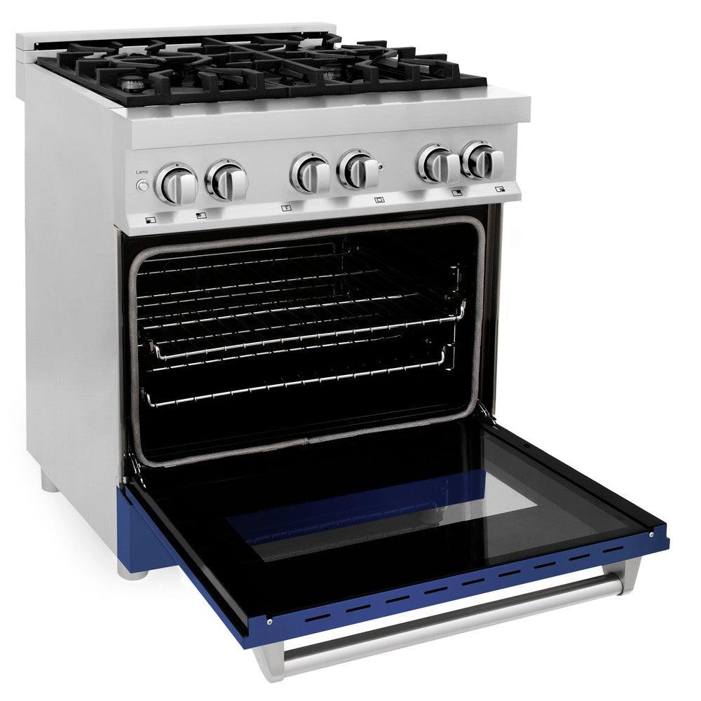 30" 4.0 cu. ft. Dual Fuel Range with Gas Stove and Electric Oven with Color Door Options (RA30) RABM30