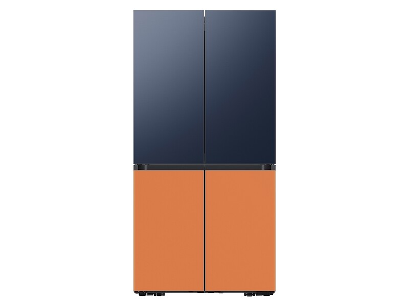 Bespoke 4-Door Flex™ Refrigerator Panel in Clementine Glass - Bottom Panel RAF18DBBCHAA