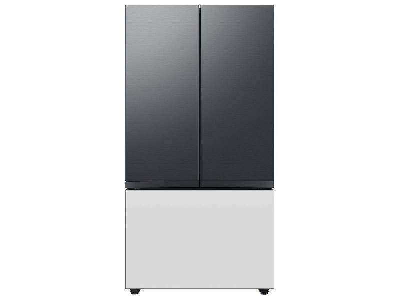 Samsung Bespoke 3-Door French Door Refrigerator Panel Matte Black Steel RAF18DU3MTAA Picture 1