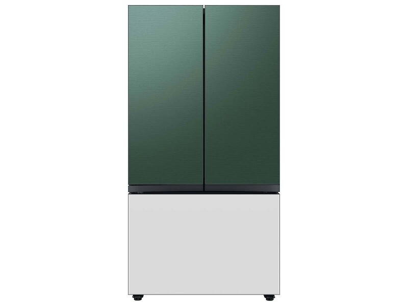 Samsung Bespoke 3-Door French Door Refrigerator Panel Emerald Green Steel RAF18DU3QGAA Picture 1