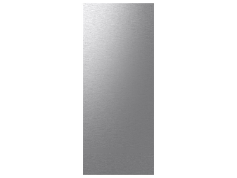 Samsung Bespoke 3-Door French Door Refrigerator Panel in Stainless Steel - Top Panel Stainless SteelMatte Black SteelWhite GlassMatte Grey GlassMorning Blue GlassClementine GlassCharcoal GlassSunrise Yellow GlassWhite Glass (2021) RAF18DU3QLAA Picture 1