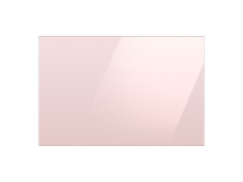 Bespoke 3-Door French Door Refrigerator Panel in Pink Glass - Bottom Panel RAF36DB3P0AA