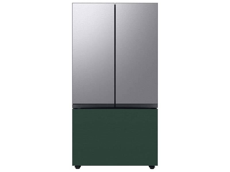 Bespoke 3-Door French Door Refrigerator Panel in Emerald Green Steel - Bottom Panel RAF36DB3QGAA