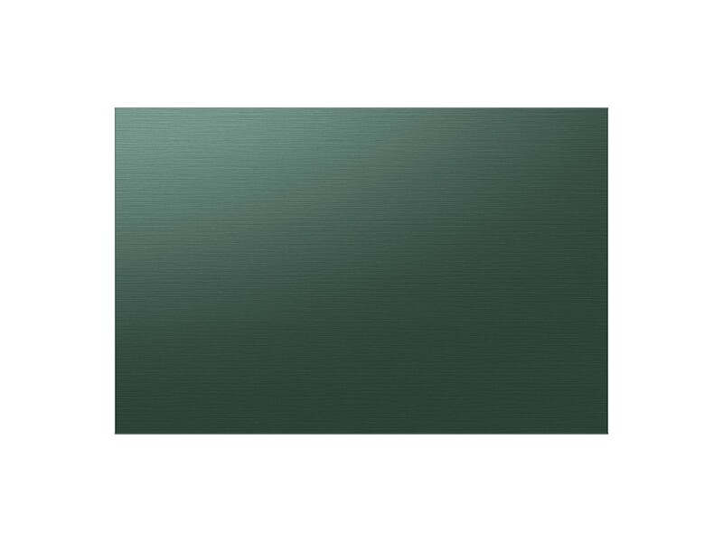 Bespoke 3-Door French Door Refrigerator Panel in Emerald Green Steel - Bottom Panel RAF36DB3QGAA