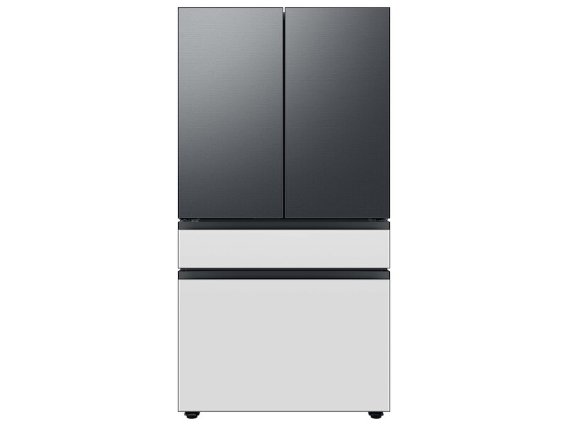 Bespoke 4-Door French Door Refrigerator Panel in White Glass - Middle Panel RAF36DMM12AA