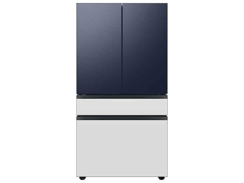 Bespoke 4-Door French Door Refrigerator Panel in White Glass - Middle Panel RAF36DMM12AA