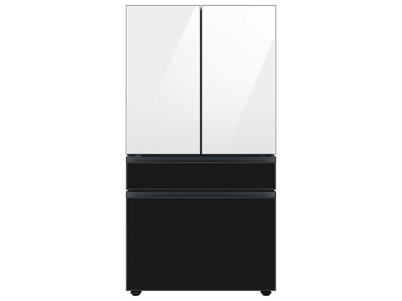 Bespoke 4-Door French Door Refrigerator Panel in Charcoal Glass - Middle Panel RAF36DMM33AA