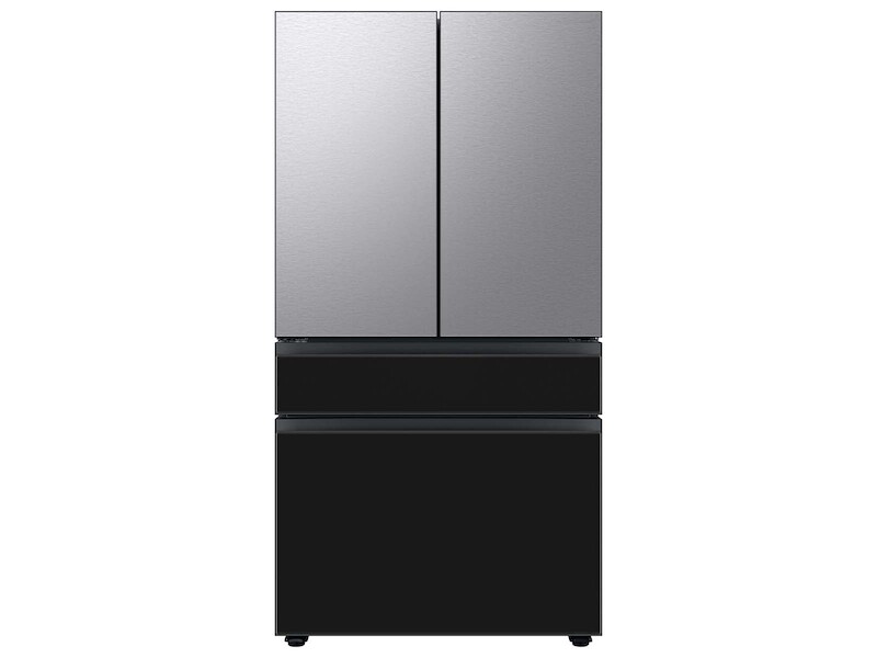 Bespoke 4-Door French Door Refrigerator Panel in Charcoal Glass - Middle Panel RAF36DMM33AA