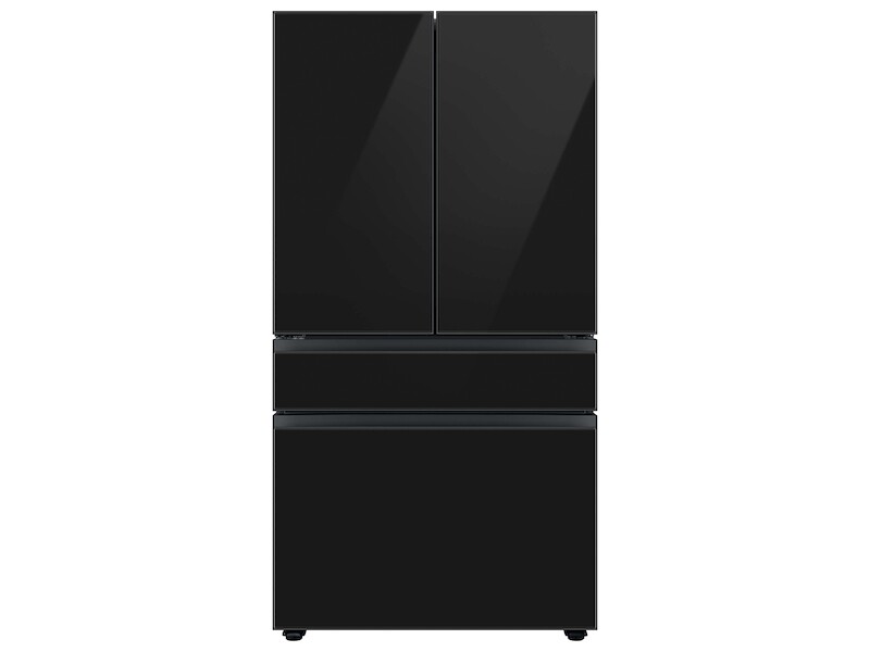Bespoke 4-Door French Door Refrigerator Panel in Charcoal Glass - Middle Panel RAF36DMM33AA