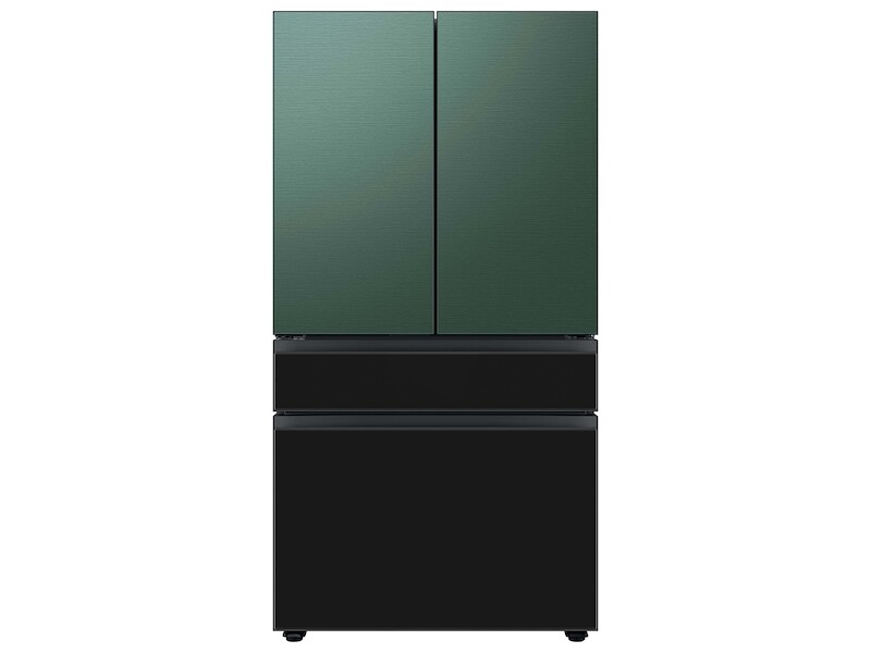 Bespoke 4-Door French Door Refrigerator Panel in Charcoal Glass - Middle Panel RAF36DMM33AA
