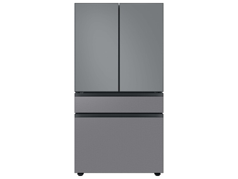 Bespoke 4-Door French Door Refrigerator Panel in Stainless Steel - Middle Panel RAF36DMMQLAA