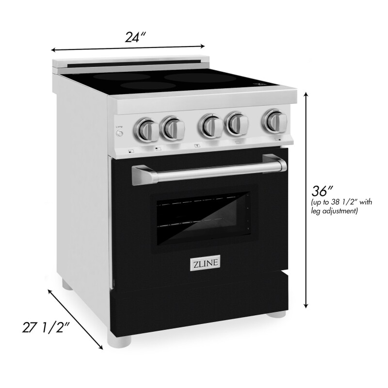 24" 2.8 cu. ft. Induction Range with a 3 Element Stove and Electric Oven RAIND24, product image 40 of 60