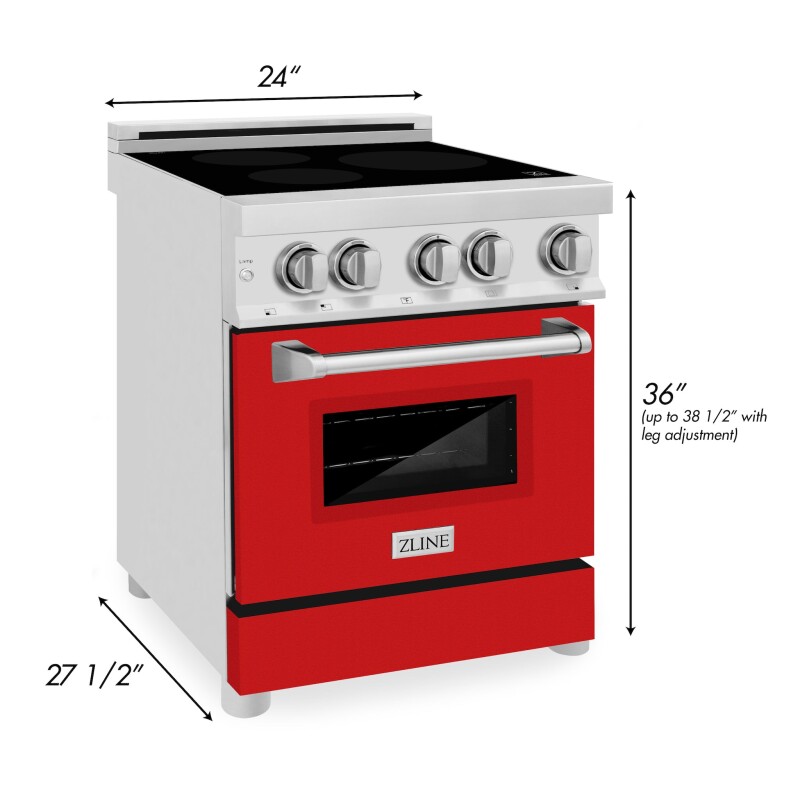 24" 2.8 cu. ft. Induction Range with a 3 Element Stove and Electric Oven RAIND24, product image 60 of 60