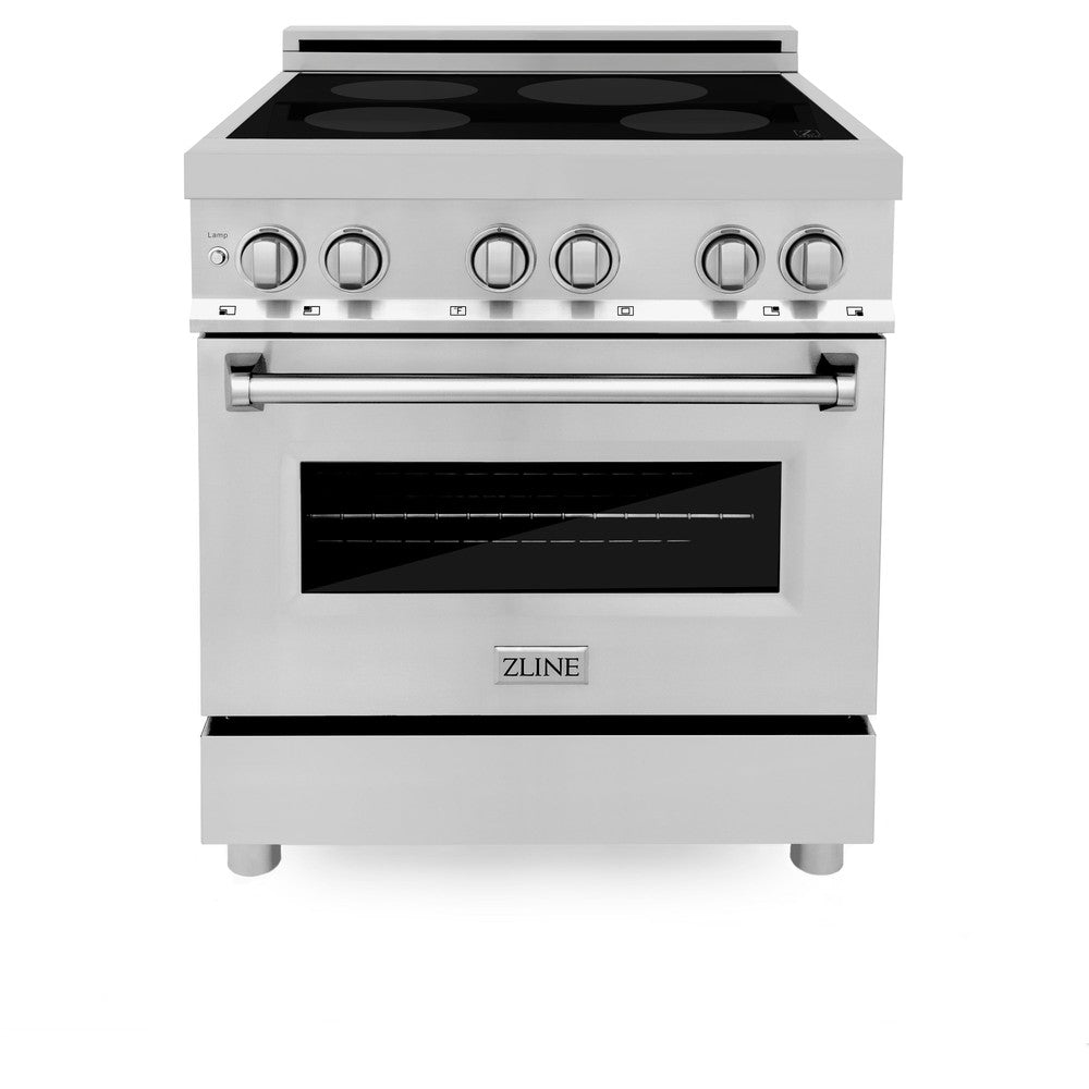 30" 4.0 cu. ft. Induction Range with a 4 Element Stove and Electric Oven RAIND30
