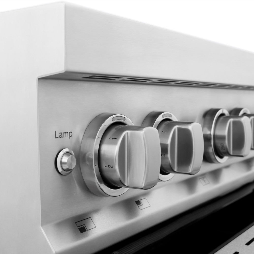 30" 4.0 cu. ft. Induction Range with a 4 Element Stove and Electric Oven RAIND30