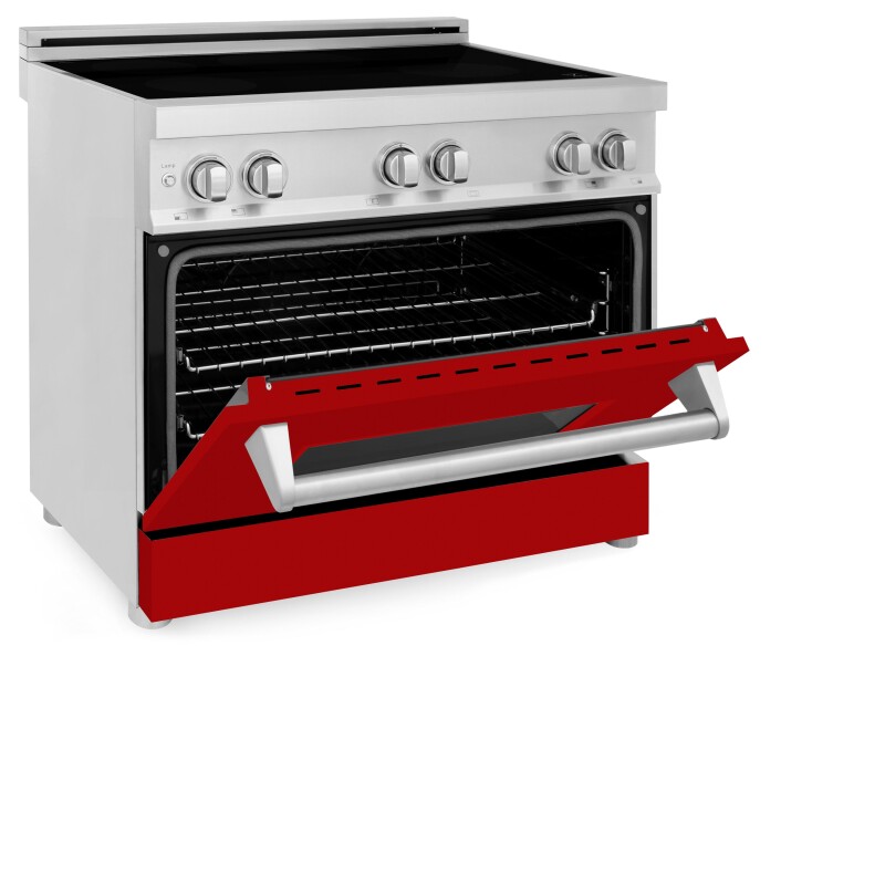 36" 4.6 cu. ft. Induction Range with a 4 Element Stove and Electric Oven RAIND36