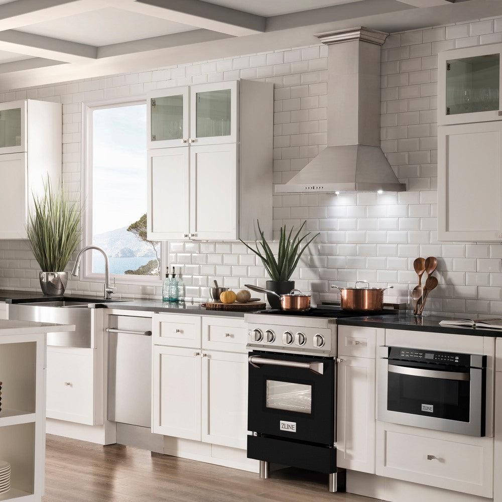 24" 2.8 cu. ft. Induction Range with a 3 Element Stove and Electric Oven RAINDBLM24, product image 2 of 17