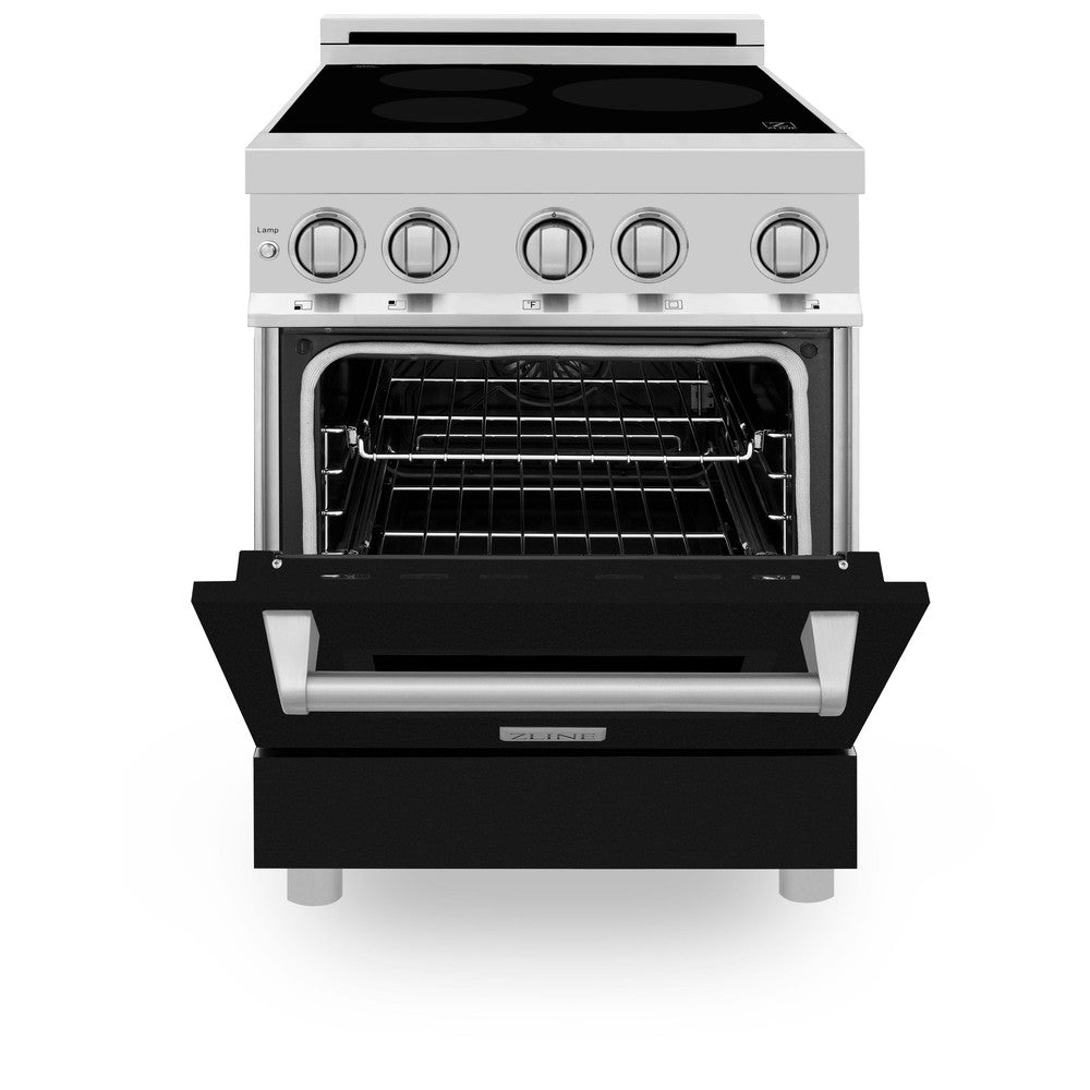 24" 2.8 cu. ft. Induction Range with a 3 Element Stove and Electric Oven RAINDBLM24, product image 5 of 17
