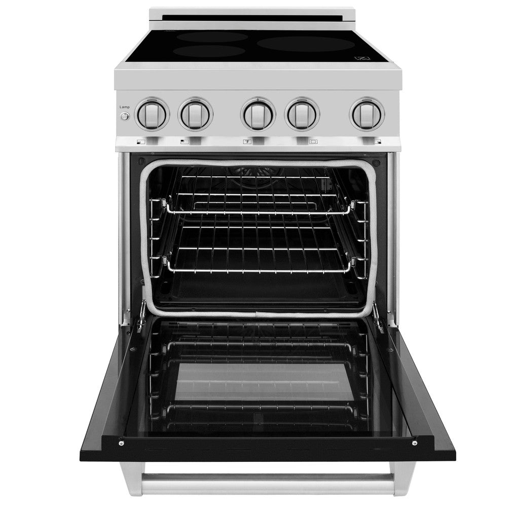 24" 2.8 cu. ft. Induction Range with a 3 Element Stove and Electric Oven RAINDBLM24, product image 6 of 17