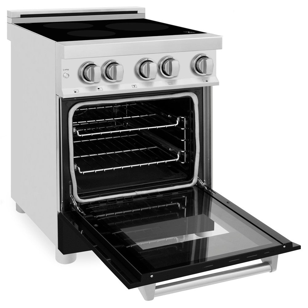 24" 2.8 cu. ft. Induction Range with a 3 Element Stove and Electric Oven RAINDBLM24, product image 8 of 17
