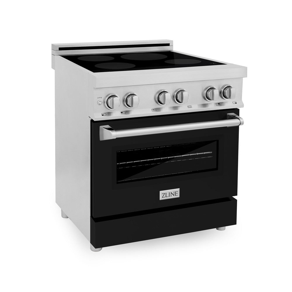 30" 4.0 cu. ft. Induction Range with a 4 Element Stove and Electric Oven RAINDBLM30